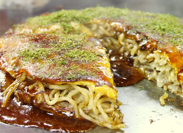 広島風お好み焼き 肉玉そば